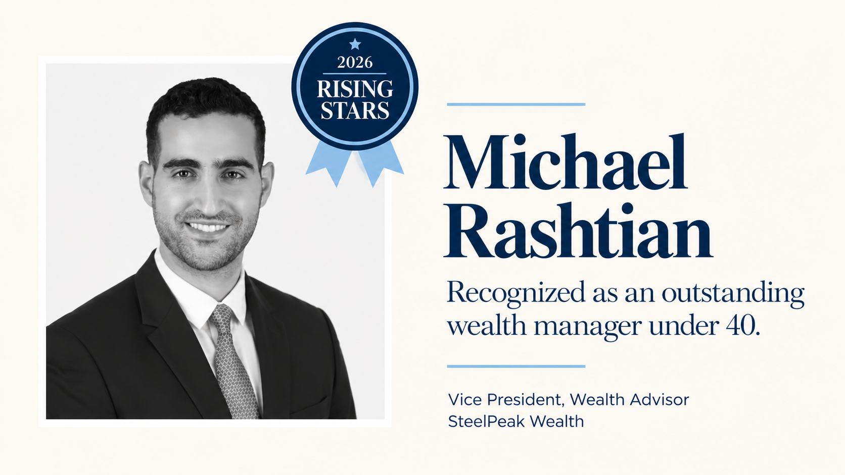 Rising Star Wealth Manager Recognition